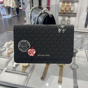 Michael Kors Cooper Large Embellished Signature Logo Travel Wallet 36R5LCOF6B